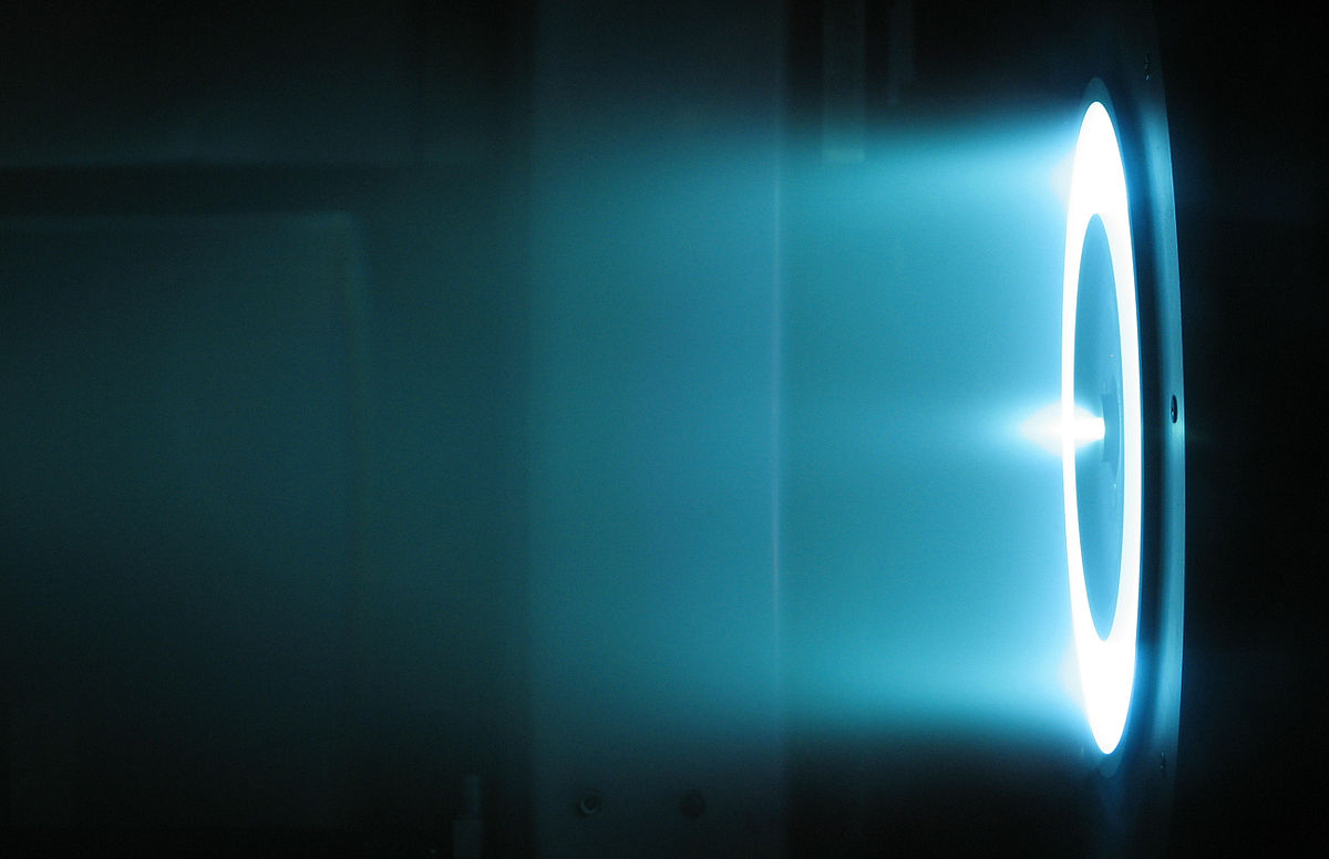 מנוע פלזמה מבוסס גז קסנון | התמונה להמחשה בלבד ובאדיבות NASA/JPL-Caltech