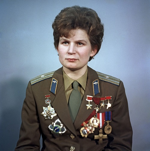 ולֶנטינה טֵרֶשקוֹבה – הקוסמונאוטית והאישה הראשונה בחלל | קרדיט: Commons:RIA Novosti