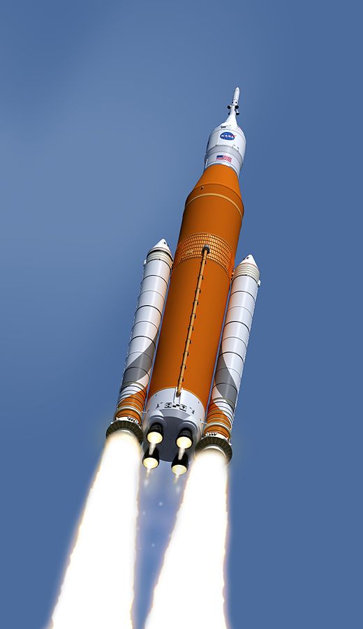 הדמייה של מערכת השיגור החדשה | NASA 