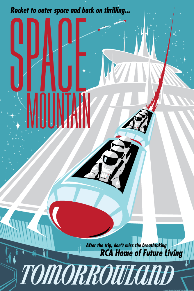 رحلة ذهاب وعودة قصيرة إلى الفضاء | بوستر من Greg Maletic