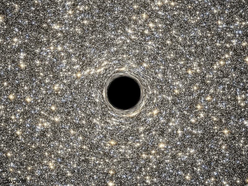 A glimpse into the research frontier of black holes. Illustration: NASA | processing: rawpixel