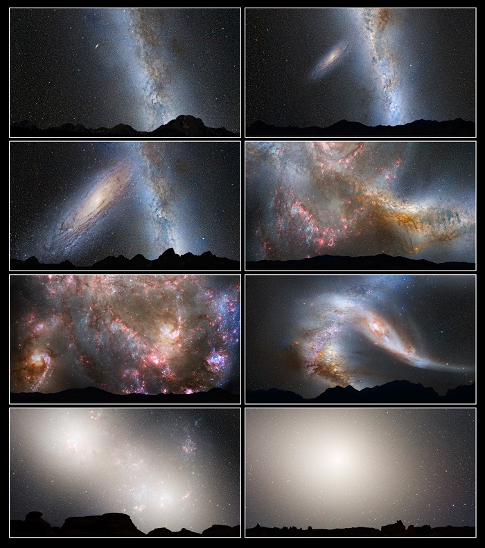 משביל החלב (Milky Way) ואנדרומדה ועד לאיחוד: