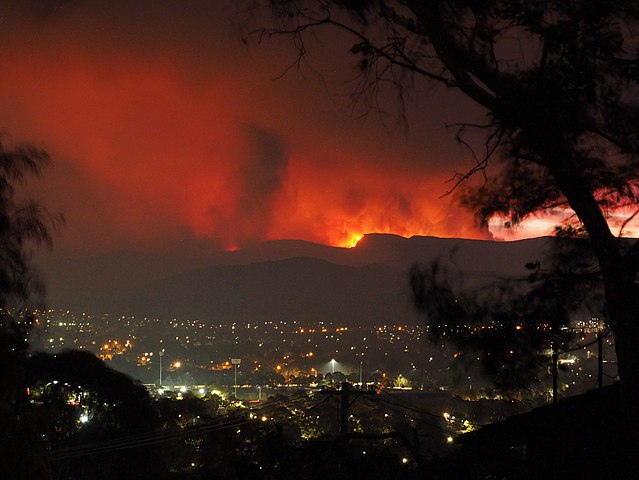 שריפות הענק באוסטרליה, 28 בינואר 2020. קרדיט: Nick-D