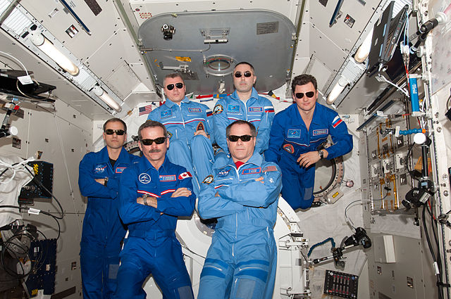 צוות משימה 34 בתחנת החלל הבינלאומית | צילום: NASA