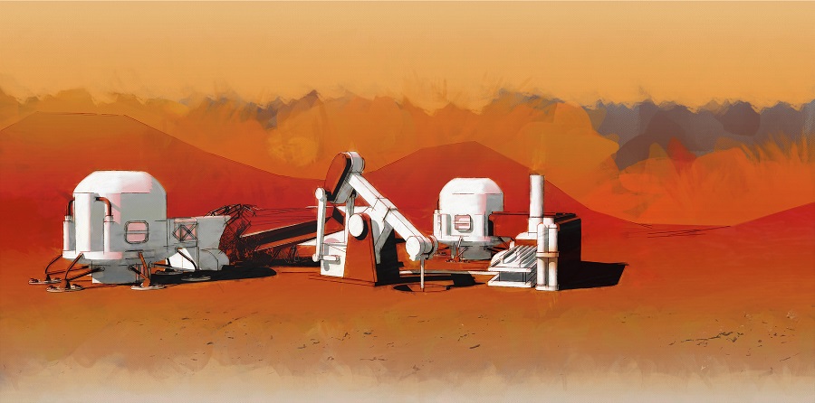 תחנת "הארצה" במאדים