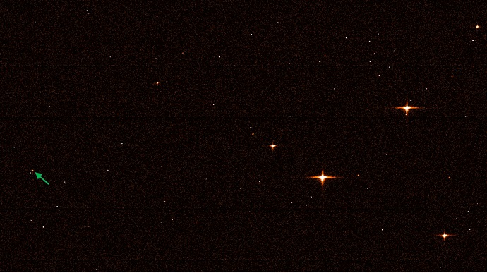 ג'יימס ווב (משמאל) כפי שצולם על ידי טלסקופ החלל גאיה. קרדיט: ESA