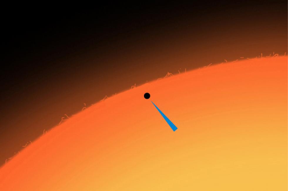 כוכב חמה יחלוף על פני השמש | ESO