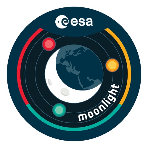 לוגו משימת moonlight. קרדיט: ESA לוגו משימת moonlight