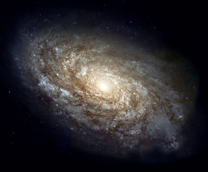 הגלקסיה הספירלית NGC 4414, המרוחקת כ- 62 שנות אור מכדור הארץ | צילום: NASA