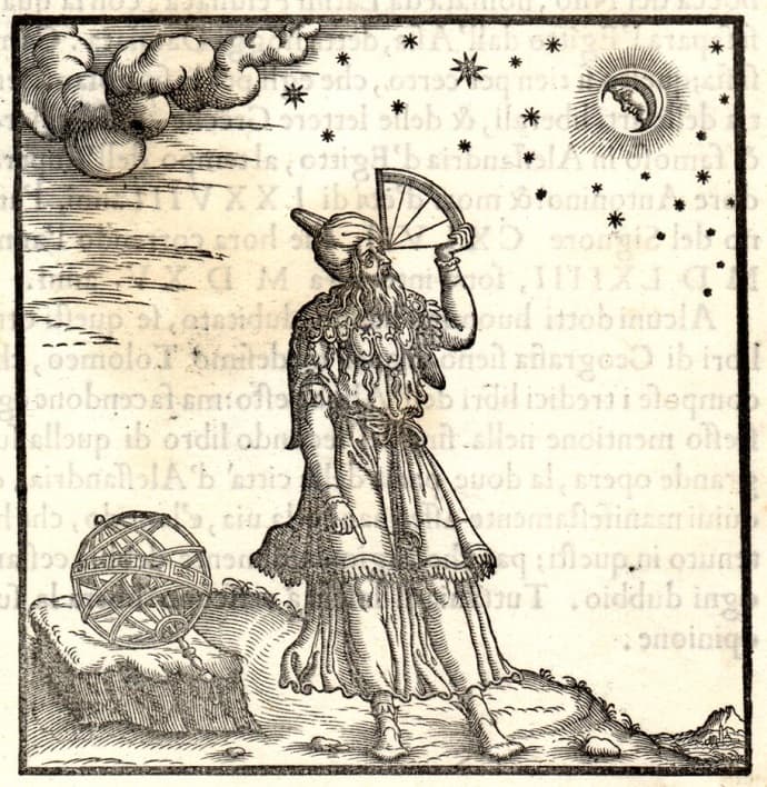 תלמי משתמש בקוואדרנט (תחריט עץ, 1564) תלמי משתמש בקוואדרנט (תחריט עץ, 1564)