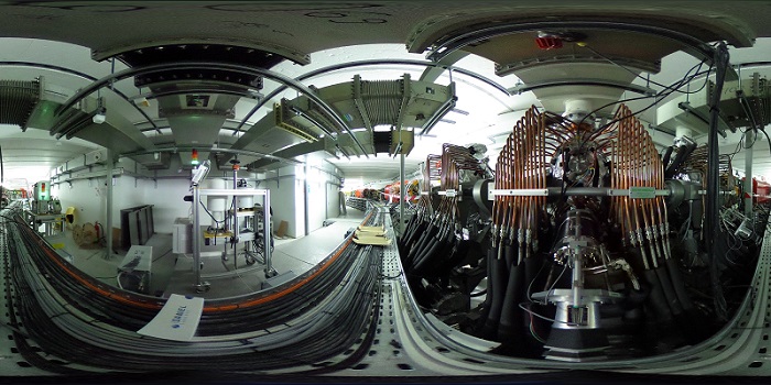 מאיץ החלקיקים בתמונה פנורמית 360 מעלות | צילום: CERN