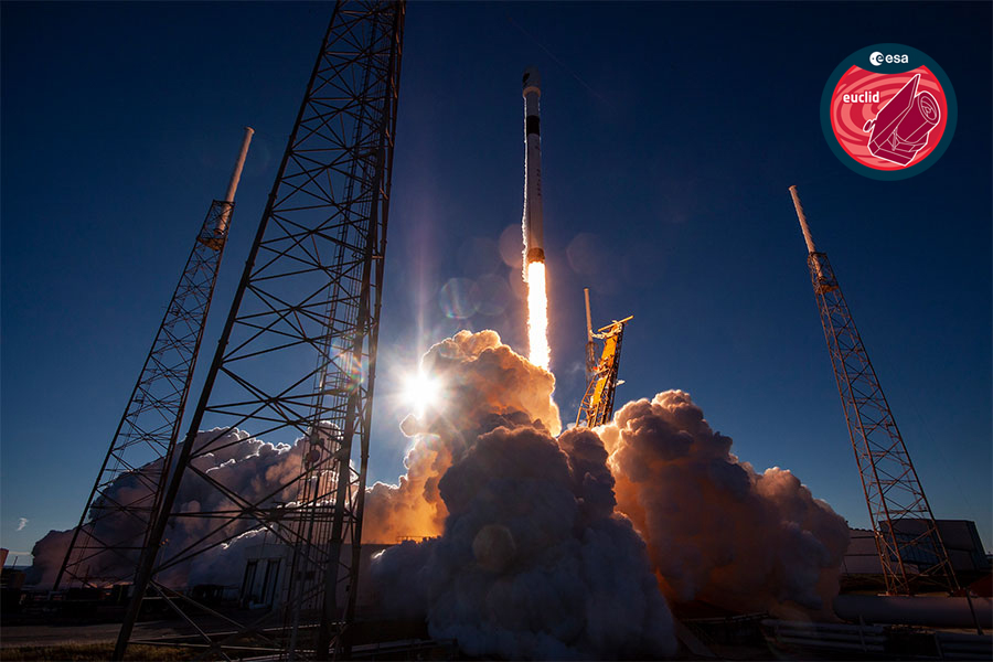 שיגור אוקלידס אתמול ממרכז החלל קנדי שבפלורידה. קרדיט: ESA