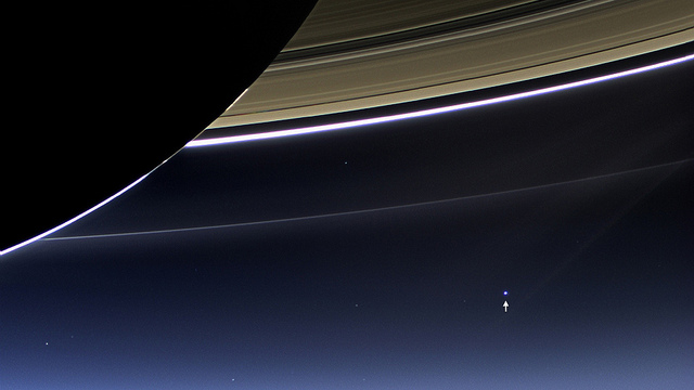 הנוף משבתאי על כדור הארץ במרחק 1.44 מיליארד ק"מ | צילום:  NASA/JPL-Caltech/Space Science Institute
