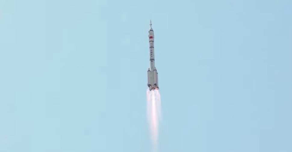 שיגור משימת השנזאו 14 השבוע. קרדיט: CCTV