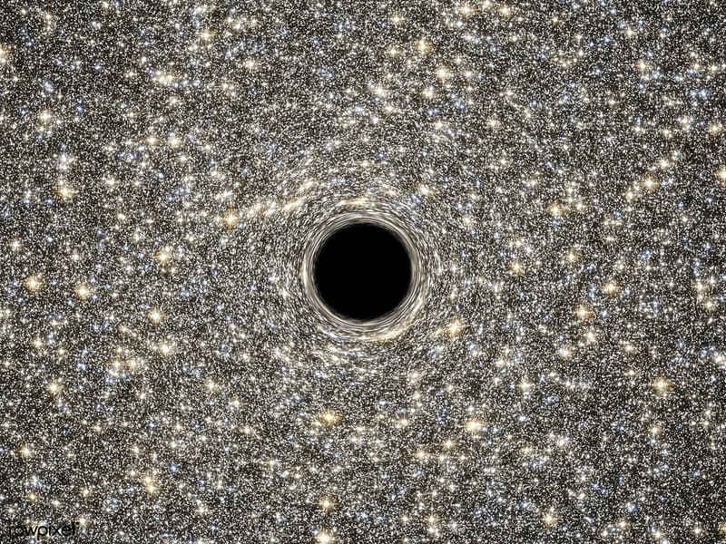 A glimpse into the research frontier of black holes. Illustration: NASA | processing: rawpixel