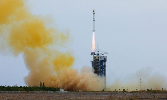 שיגור הלוויין ממרכז ג'יוצ'ואן בתחילת החודש. קרדיט: CMG