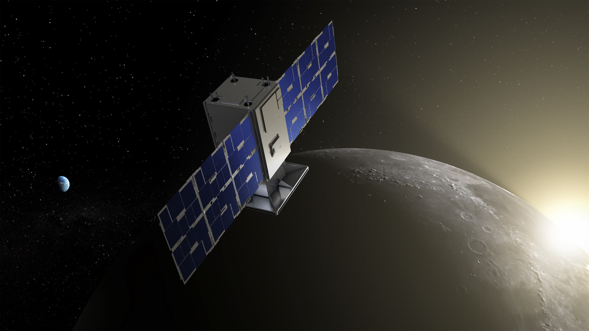 הדמיית אמן של הקפסטון בפעולה. קרדיט: NASA/Daniel Rutter