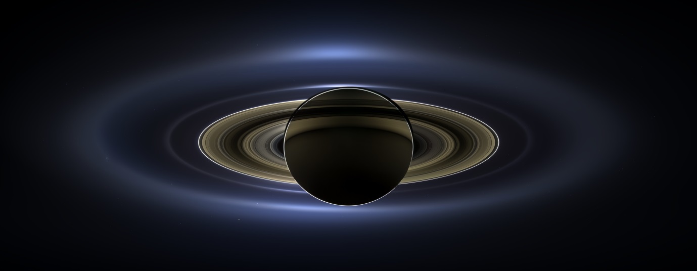 ב-19 ביולי 2013, "היום בו כדור הארץ חייך", נאס"א ביקשה מתושבי כדור הארץ לחייך למצלמה של קאסיני | צילום: NASA