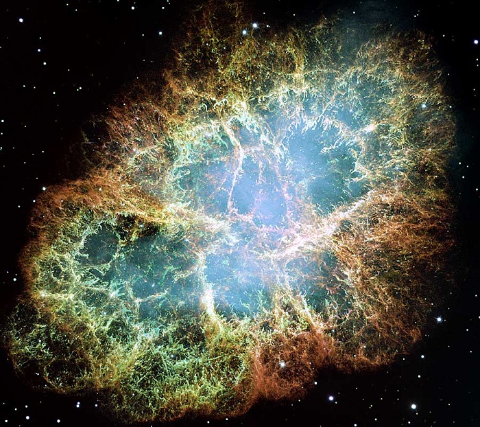 ערפילית הסרטן. זה הבלגן שנותר לאחר פיצוץ כוכב | צילום: NASA, ESA, J. Hester, A. Loll