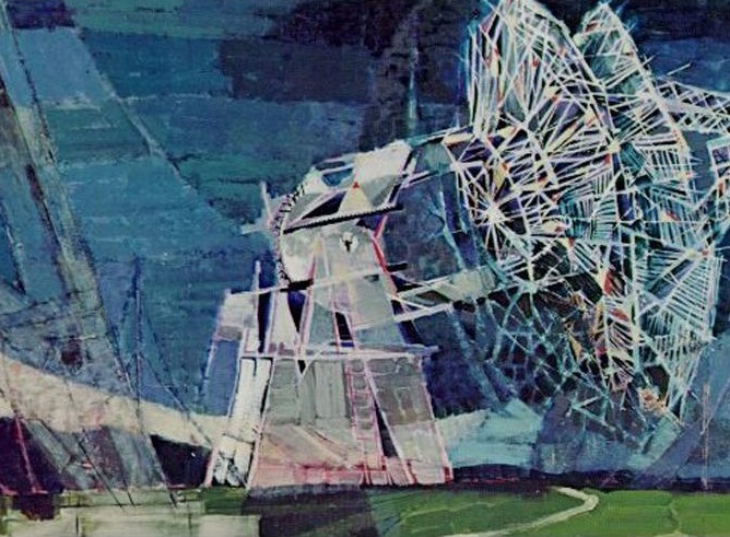 צלחת לוויין | קרדיט: NASA/Paul Arlt, 1968 צלחת לוויין | קרדיט: NASA/Paul Arlt, 1968