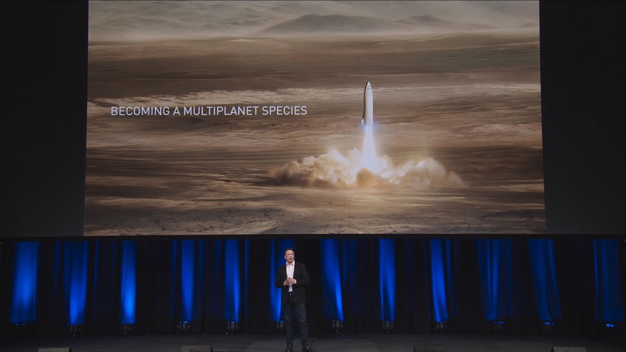 מאסק מציג את חזונו להפוך את המין האנושי לרב-עולמי | צילום: SpaceX