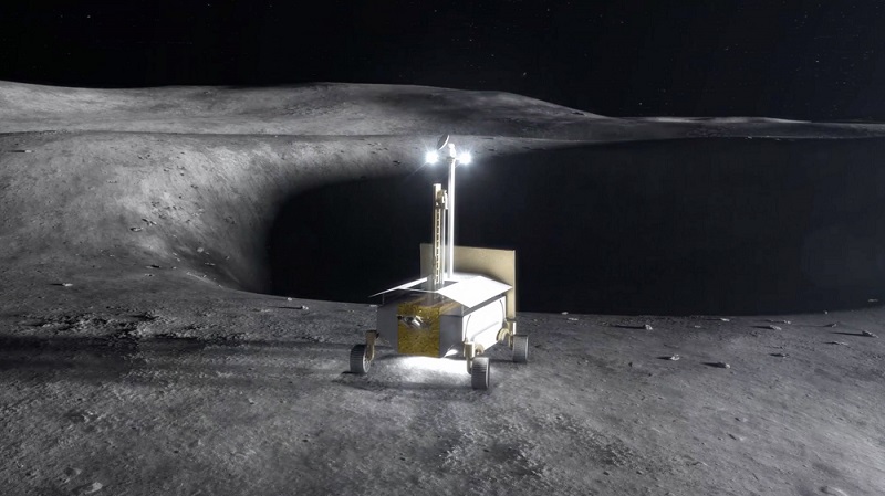 פרויקט מתוכנן של נאס"א לחקר משאבים וחילוץ חמצן משטח הירח (RESOLVE). קרדיט: NASA