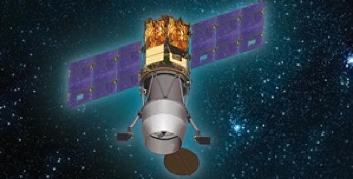 Illustration of shalom satellite Illustration of shalom satellite