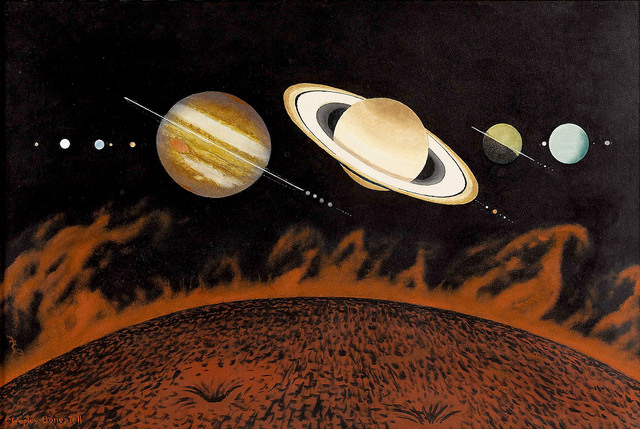כל המודלים של מערכת השמש שראיתם עד היום שיקרו לכם | Chesley Bonestell