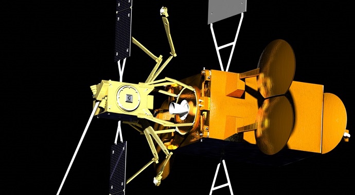 הדמיה של ה-Space Drone בא לעזרת חבר. קרדיט: Effective Space הדמיה של ה-Space Drone בא לעזרת חבר. קרדיט: Effective Space