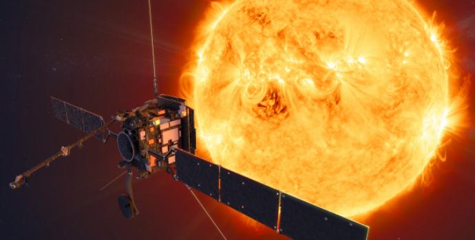 הדמיית אמן של הסולאר אורביטר. קרדיט: ESA/ATG medialab