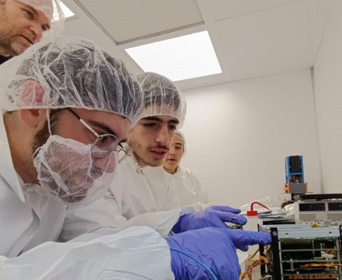 The Satellite Installation in Yeruham – Credit: Yeruham Science Center
