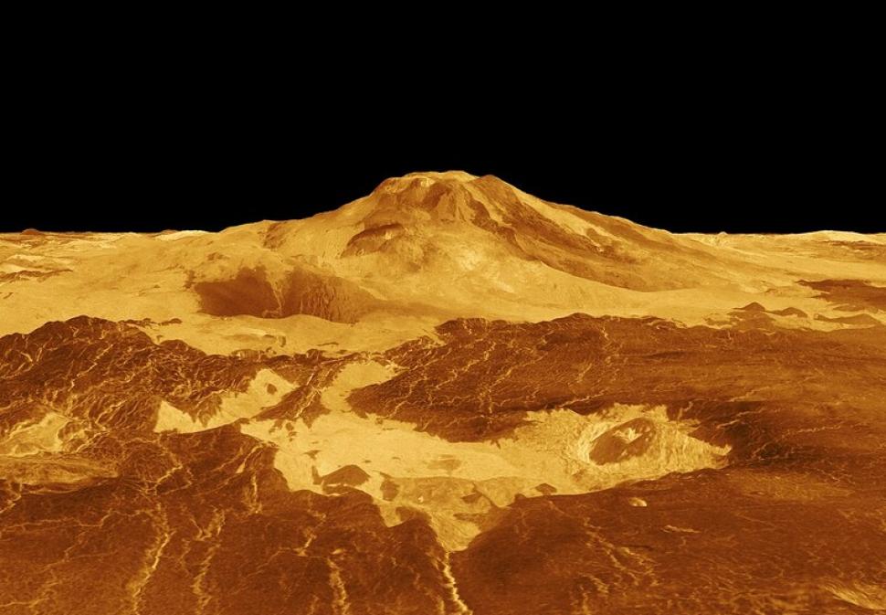سطح كوكب الزهرة. حقوق الاعتماد: NASA/Banco de Imágenes Geológicas سطح كوكب الزهرة. حقوق الاعتماد: NASA/Banco de Imágenes Geológicas