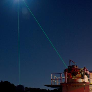 לייזר לירח | צילום: NASA/GSFC