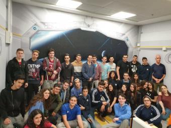 תלמידי תוכנית "מכמ אש" במעבדת מחקר ופיתוח לנוער במכללה האקדמית להנדסה בראודה | באדיבות המכללה האקדמית להנדסה אורט בראודה.