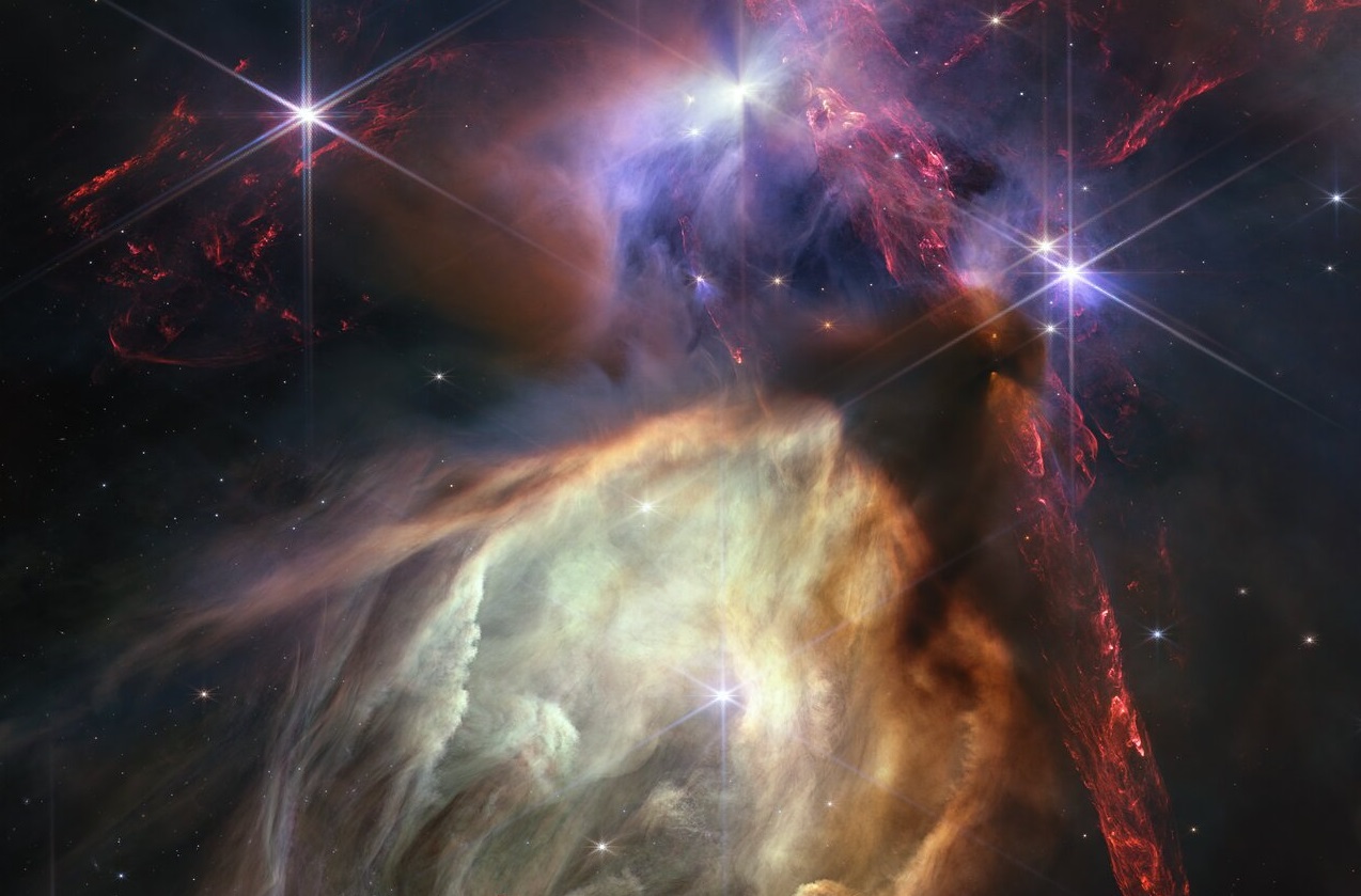קומפלקס העננים RHO OPHIUCHI. קרדיט: NASA, ESA, CSA